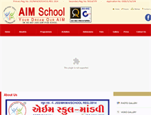 Tablet Screenshot of aimschoolmandvi.com